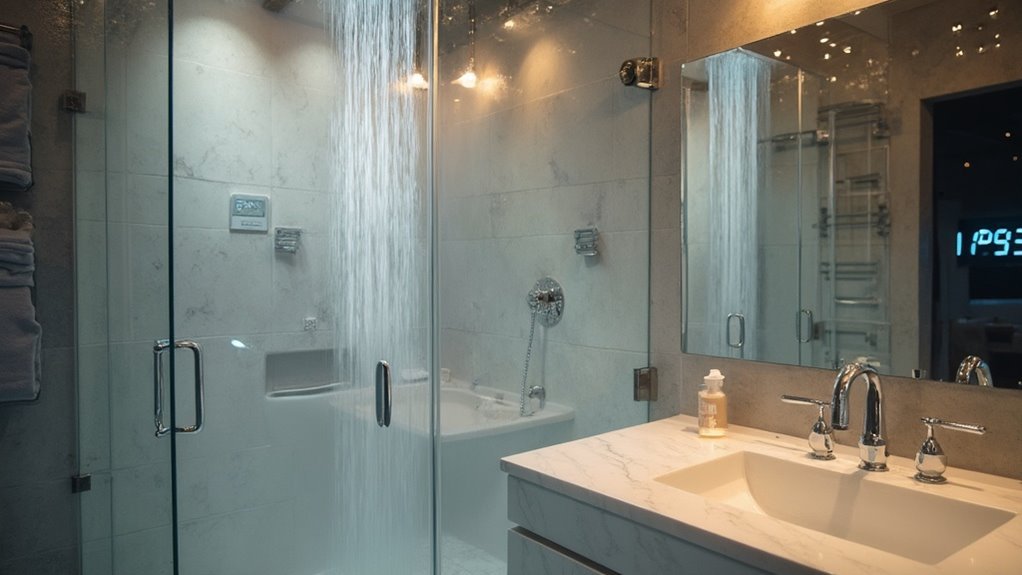 automated bathroom shower control