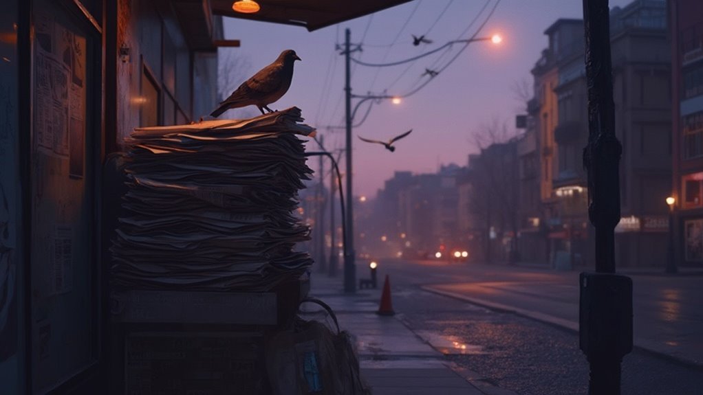 awakened chirping in dawn s light