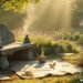morning garden meditation cultivates inner serenity