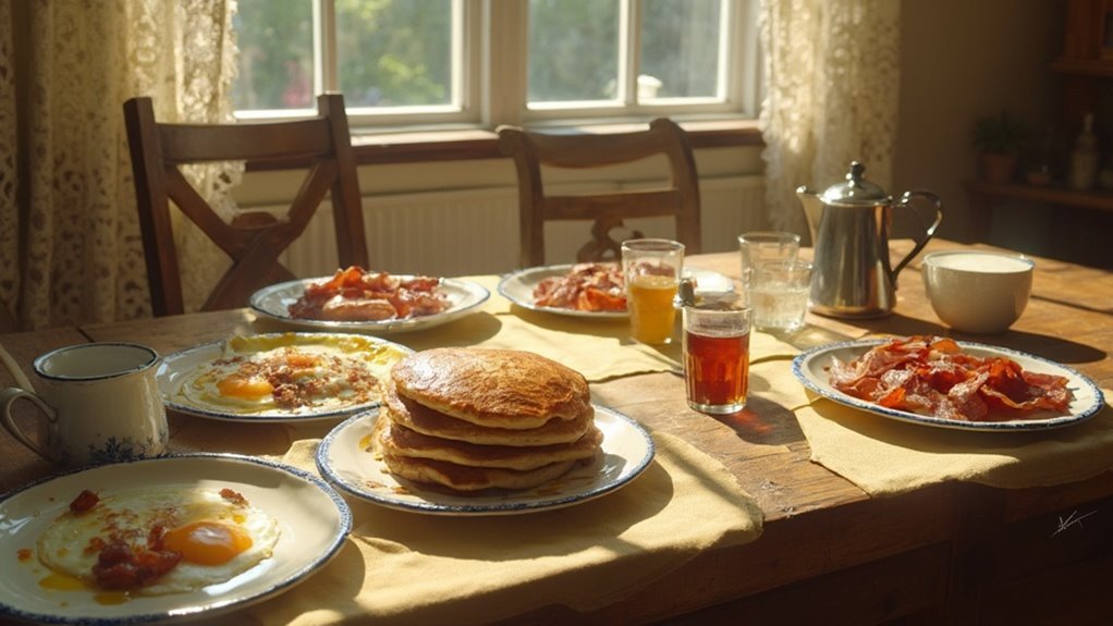 morning meals prosperity nostalgia