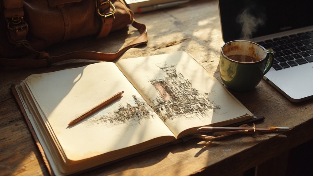 Sketching With Coffee: Art Before Work