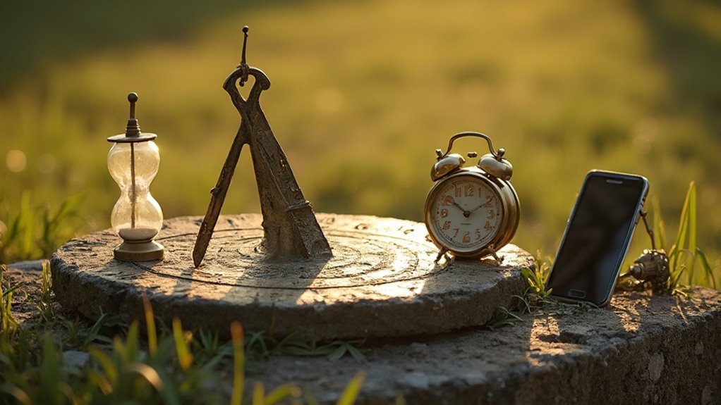 sundials water clocks candles hourglasses